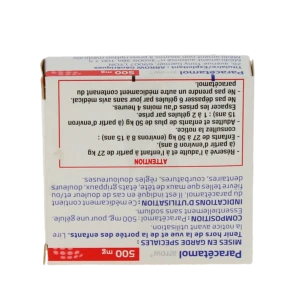 Paracetamol Arrow 500 Mg, Gélule