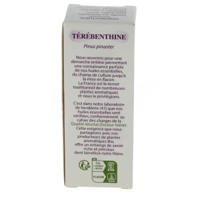 Docteur Valnet Huile Essentielle Bio, Terebenthine 10ml