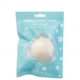 Béliflor Éponge Konjac Sèche Argile Blanche Visage