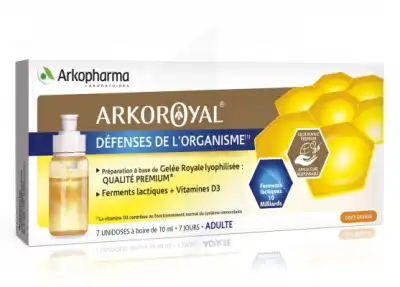 Arkoroyal Défenses Naturelles Gelée Adulte 7 Doses/10ml à CANALS