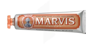 Marvis Orange Pâte Dentifrice Menthe Gingembre 75ml