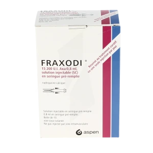 Fraxodi 15 200 U.i. Axa/0,8 Ml, Solution Injectable (s.c.) En Seringue Pré-remplie