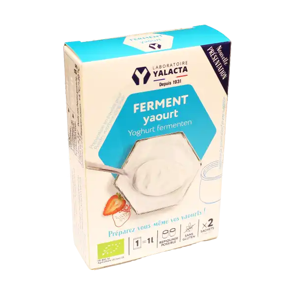 Yalacta Ferment Pour Yaourt Bio 2sachets/4g