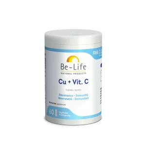 Be-life Cu + Vitamine C Gélules B/60