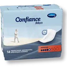 Confiance Men Protection Anatomique Absorption 5 Gouttes Sachet/14 à Lesparre-Médoc