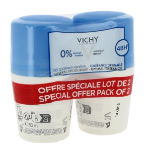 Vichy DÉodorant MinÉral TolÉrance Optimale 2roll-on/50ml
