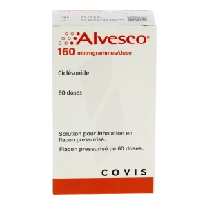 Alvesco 160 Microgrammes/dose, Solution Pour Inhalation En Flacon Pressurisé