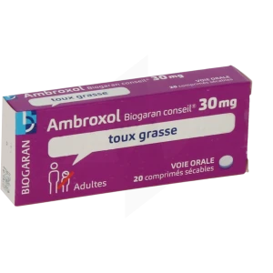 Ambroxol Biogaran Conseil 30 Mg, Comprimé Sécable