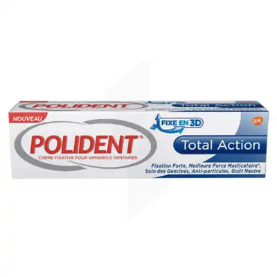 Polident Total Action Crème Adhésive Appareil Dentaire 40g à VILLENAVE D'ORNON