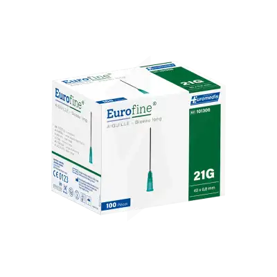 Eurofine Aiguille Hypodermique Vert 0,8 X 40 Mm Boîte De 100 à Eysines