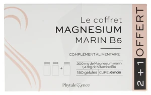 Phytaless Coffret Magnésium Marin + Vitamine B6 Gélules B/180