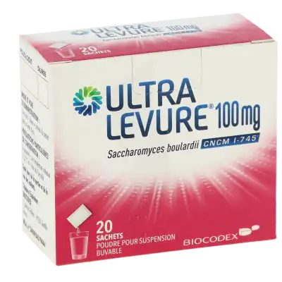 ULTRA-LEVURE 100 mg, poudre pour suspension buvable en sachet
