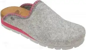 Scholl Inda Mule Bioprint - Gris/fuchsia T37 à QUETIGNY