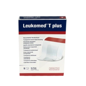 Leukomed T Plus Pansement Adhésif Stérile Avec Compresse Transparent 8x10cm B/5