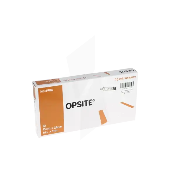 Opsite, 28 Cm X 15 Cm Boîte De 10