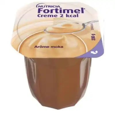 Fortimel Crème 2 Kcal Nutriment Moka 4 Coupelles/200g à LA TRINITÉ