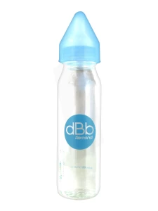 Dbb Remond Biberon Bleu Regul'air Tétine Silicone 240 Ml 0-4 Mois