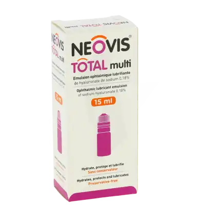 NEOVIS TOTAL MULTI S ophtalmique lubrifiante pour instillation oculaire Fl/15ml