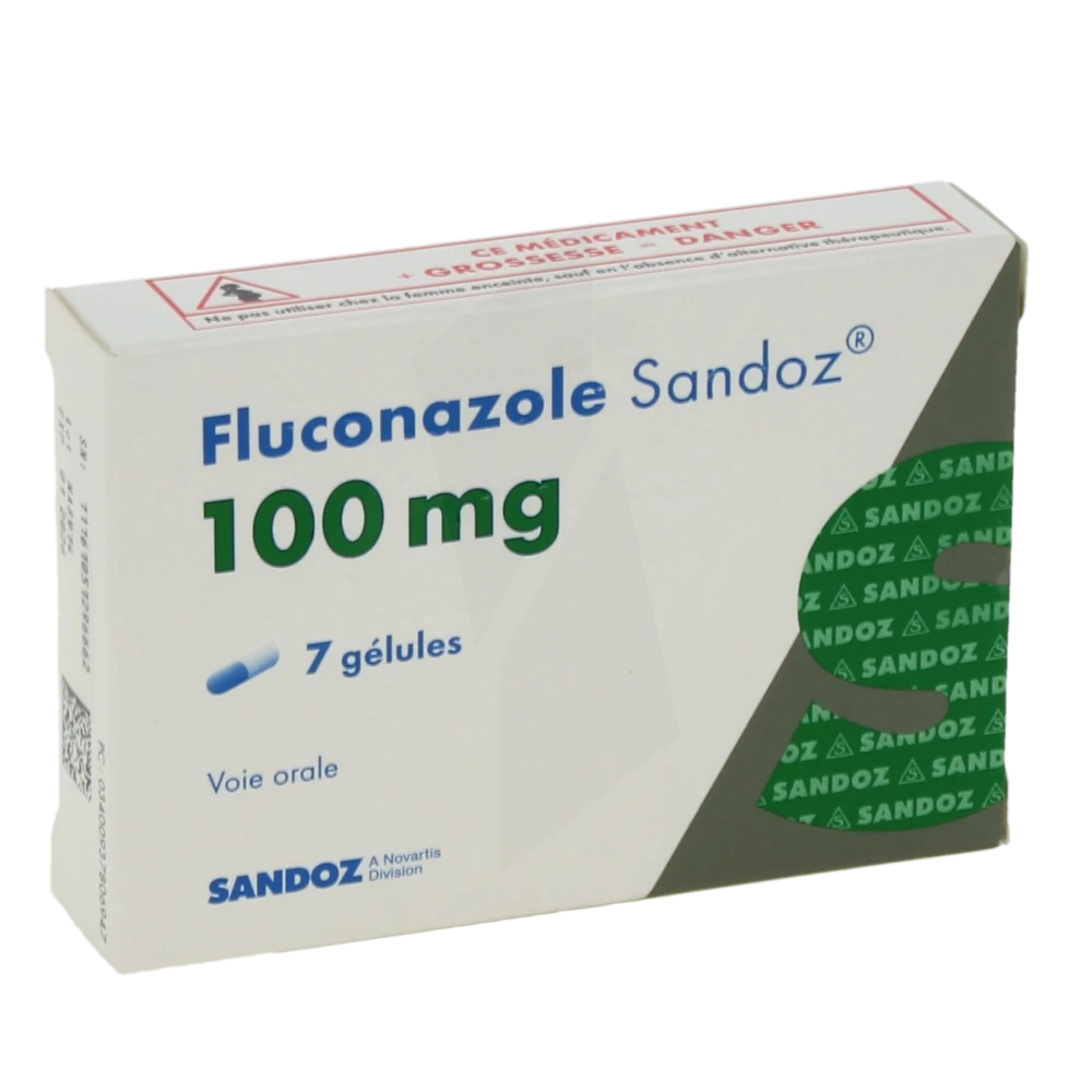 Fluconazole Sandoz 100 Mg, Gélule