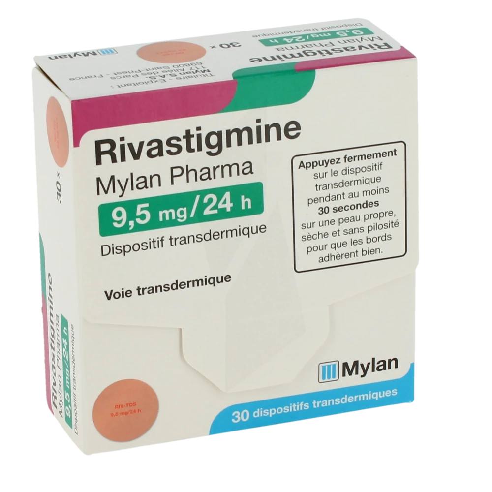 Rivastigmine Viatris 9,5 Mg/24 Heures, Dispositif Transdermique