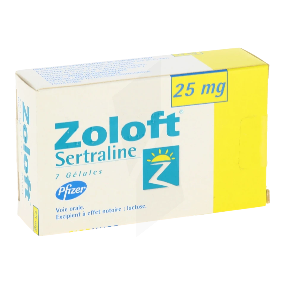 Zoloft 25 Mg, Gélule