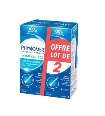 Physiomer Solution Nasale Adulte Enfant Jet Dynamique 2*135ml à GRENOBLE