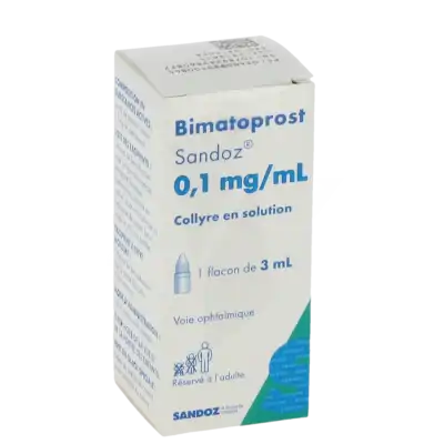 BIMATOPROST SANDOZ 0,1 mg/mL, collyre en solution