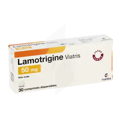 Lamotrigine Viatris 50 Mg, Comprimé Dispersible à Osny