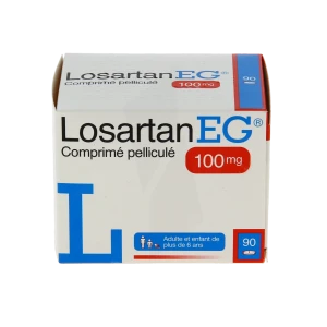 Losartan Eg 100 Mg, Comprimé Pelliculé