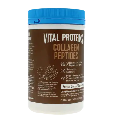 Vital Proteins Collagen Peptides Poudre Cacao Pot De 297 G à Bordeaux