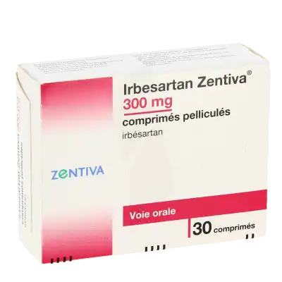 Irbesartan Zentiva 300 Mg, Comprimé Pelliculé à MONTEUX