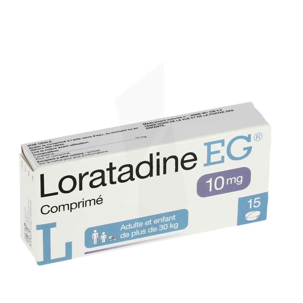 Loratadine Eg 10 Mg, Comprimé