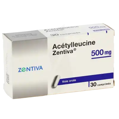 Acetylleucine Zentiva 500 Mg, Comprimé à Béziers