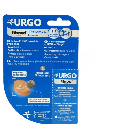 Urgo Filmogel crevasses mains pansement liquide 3,25ml