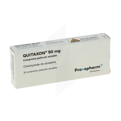 Quitaxon 50 Mg, Comprimé Pelliculé Sécable à CHASSE SUR RHÔNE
