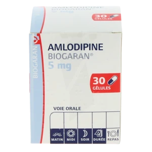 Amlodipine Biogaran 5 Mg, Gélule