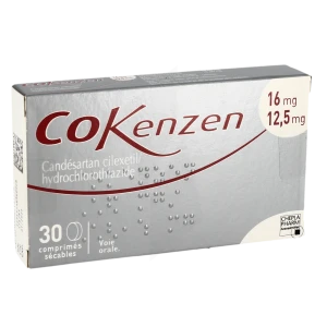 Cokenzen 16 Mg/12,5 Mg, Comprimé Sécable