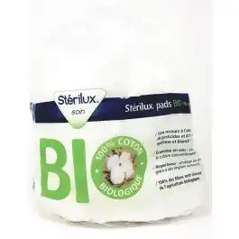 Acheter Sterilux Pads Bio Rectangle coton hygiène corporelle 8x10cm B/180 à Les Andelys
