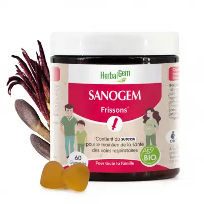 Herbalgem Sanogem Gummies Gommes Bio B/60 à COLLONGES-SOUS-SALEVE