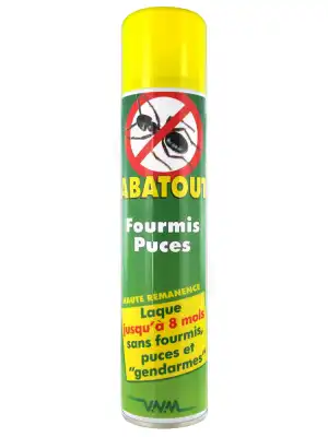 Abatout Laque anti-fourmis et puces 405ml