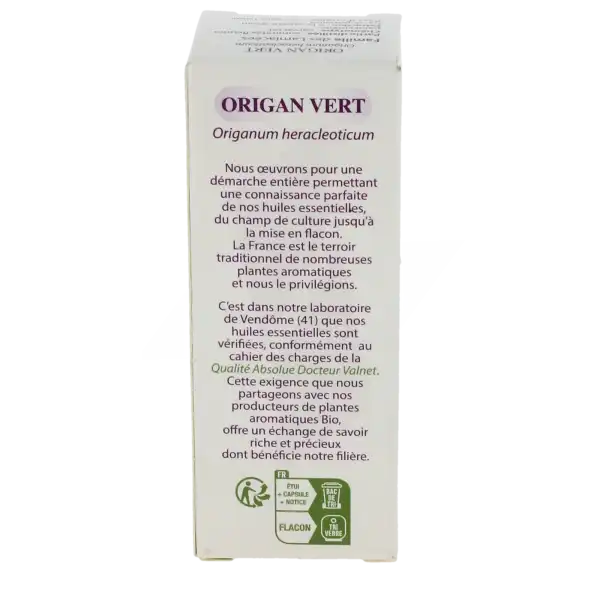 Docteur Valnet Huile Essentielle Bio, Origan Vert 5ml