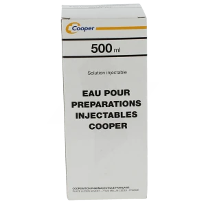 Eau Pour Preparations Injectables Cooper, Solution Injectable