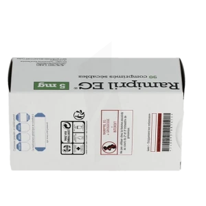 Ramipril Eg 5 Mg, Comprimé Sécable