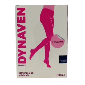 Sigvaris Dynaven Transparent Collant Classe 2 Femme Beige Clair Normal Xl
