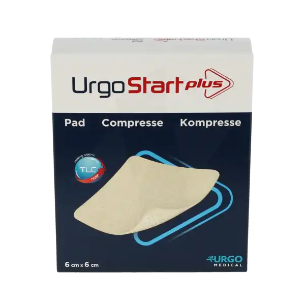 Urgostart Plus Compresse Pans Hydrocellulaire AdhÉsif 6x6cm B/16