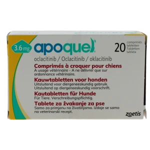 Apoquel 3,6 Mg Comprimes A Croquer Pour Chiens, Comprimé à Croquer
