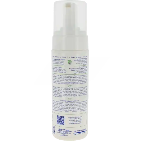 Mustela Bebe Enfant Shampooing Mousse Nourrisson Fl/150ml