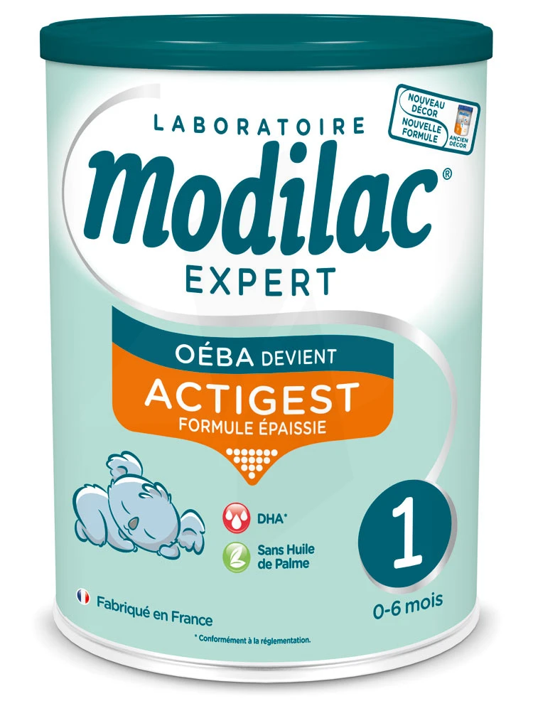 Modilac Expert Actigest lait 1er âge Formule épaissie - Régurgitations