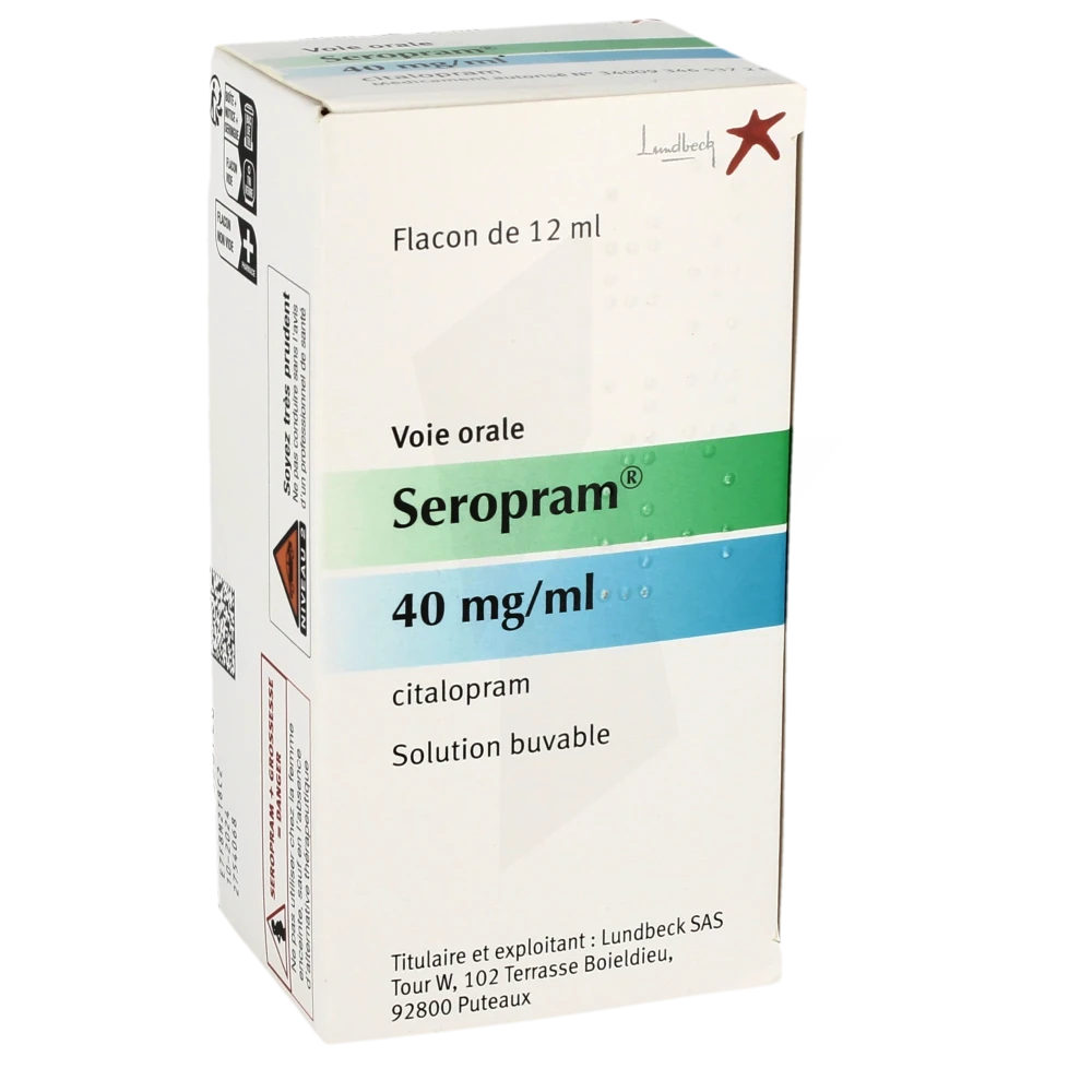 Seropram 40 Mg/ml, Solution Buvable