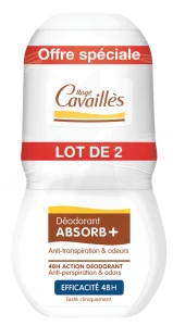 Rogé Cavaillès Déodorants Déo Absorb+ Efficacité 48h Roll-on 2x50ml